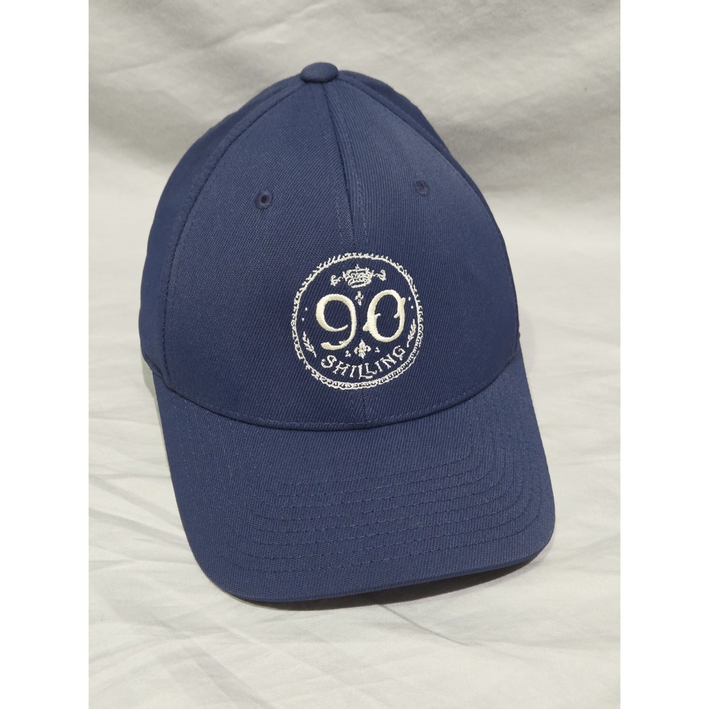 Odell Brewing Co 90 Shilling Hat Mens S-M Navy Blue Flexfit Cap Colorado Ale